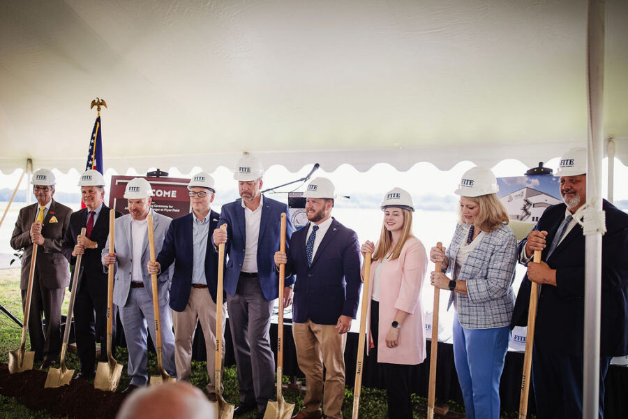 Aleut Real Estate breaks ground on $32.7 million aviation hangar at Pryor Field Regional Airport