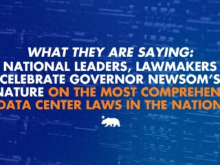 Newsom signs data center bills to shift costs