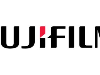 Company logo: Fujifilm logo