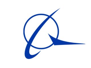 Company logo: Boeing logo