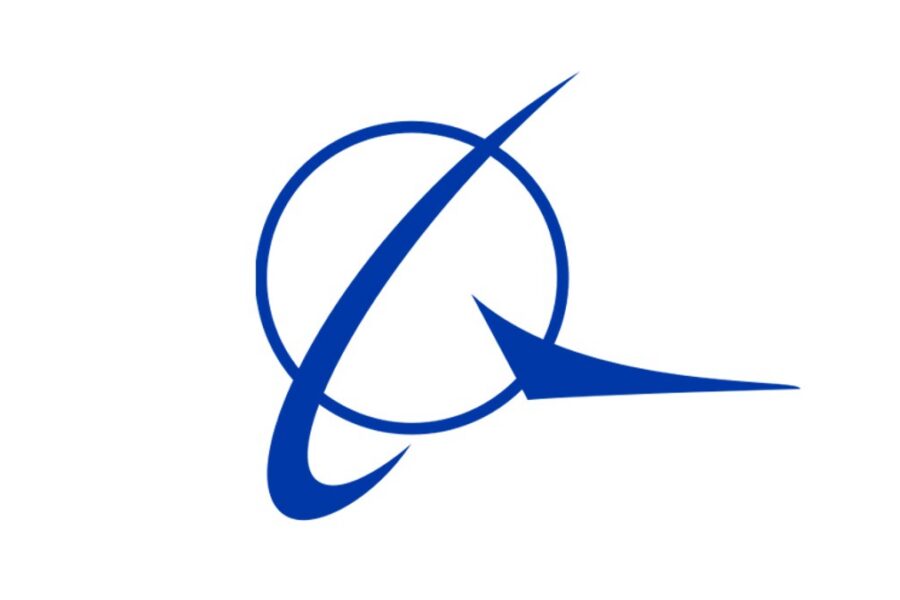 Company logo: Boeing logo